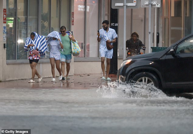 The Tampa Bay area was hit with eight inches of rain in three hours, a weather event so rare that it is only expected once every 500 to 1,000 years.