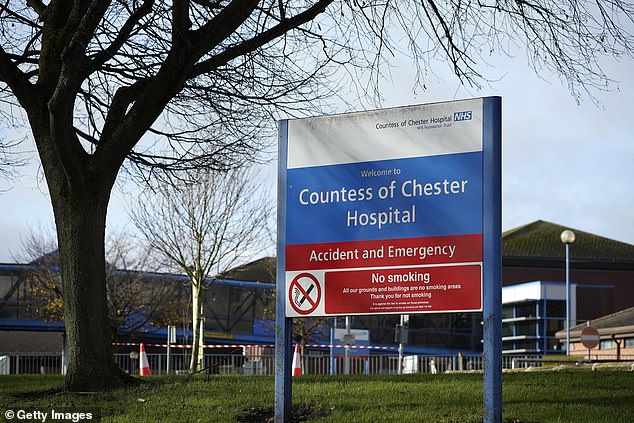 He committed the murders and attempted murders between June 2015 and June 2016 at the Countess of Chester Hospital (pictured), where he worked.