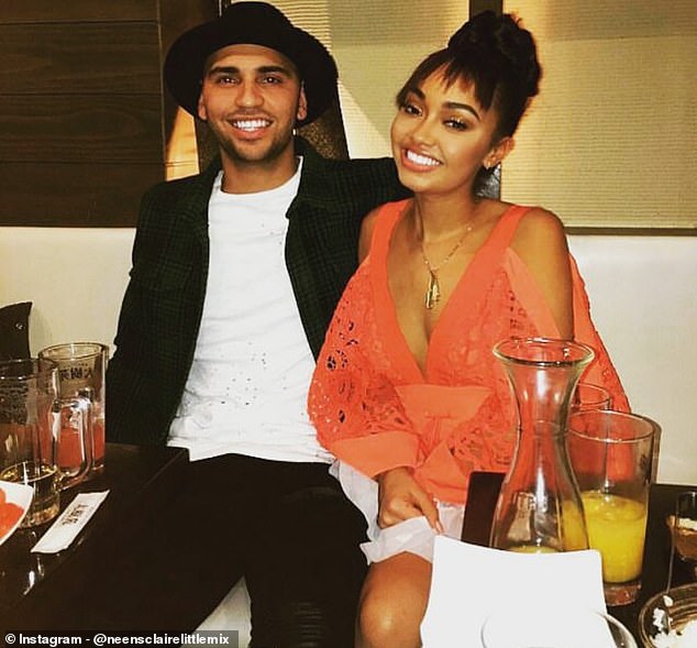 Leigh-Anne's last known boyfriend before Andre is Jordan Kiffin (both pictured in 2015), another footballer, whom she dated for three years until 2016, the year she met Andre.