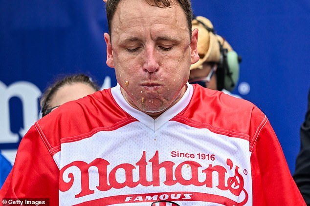 Chestnut devoured 62 hot dogs to win the 2023 Nathan's title at Coney Island on July 4