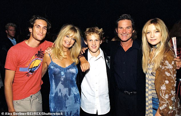 Last month, the Bride Wars actress admitted that she inherited her parenting decisions from her own parents, Goldie Hawn and Kurt Russell; Oliver, Goldie, Wyatt, Kurt and Kate seen in 2000