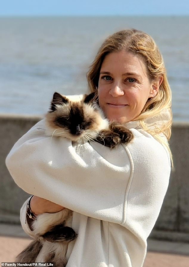 Katie Courts, whose cat Billie, nicknamed the 