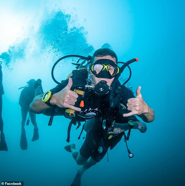 In May he traveled to Thailand and took an advanced diving course.