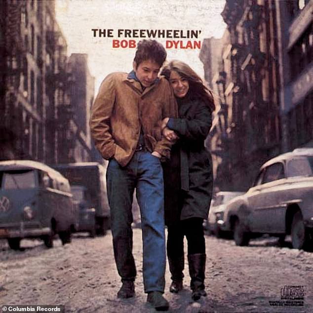 Their outfits in that scene looked a bit like the cover photo of Dylan's iconic 1963 second album, The Freewheelin' Bob Dylan. The cover showed Rotolo hugging his arm and leaning against him as they trudged down a snow-covered New York City street.