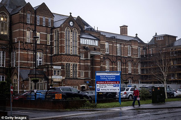 The trust was embroiled in scandal last year after Winchester's Royal Hampshire County Hospital (pictured) faced an unfair dismissal claim by a former consultant obstetrician and gynecologist.