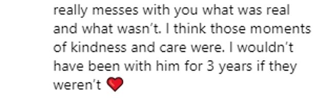 In her post, Michelle explained how she returned to the place where she got engaged to a friend and now feels like she has. 