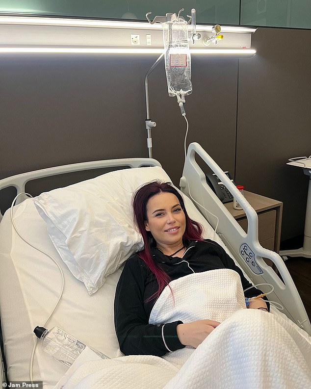 Anca photographed in Türkiye before starting her treatment and undergoing her first brain surgery