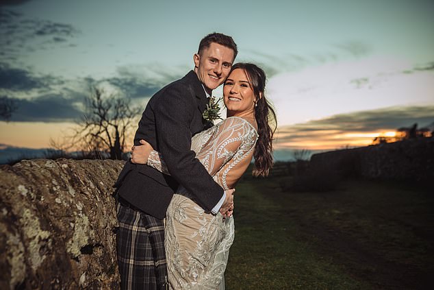 The Edinburgh AP married business analyst Cameron, 32, in a barn in Fife.