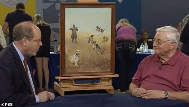 The man had appeared on the PBS daytime series hoping to get some cash for an antique-style piece of art that belonged to his relative.