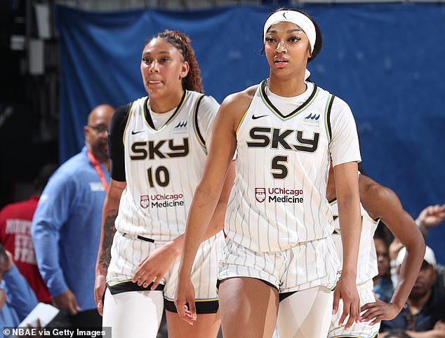 O'Neal believes people like Kamilla Cardoso (left) and Angel Reese (right) should have the same level of coverage in the WNBA.