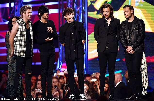 In 2015, Zayn left the band to pursue solo music, and a year later the remaining members broke up for good (pictured in November 2014).