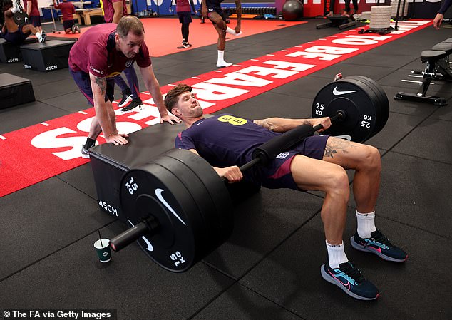 John Stones had been confined to his hotel room due to illness but has returned to training