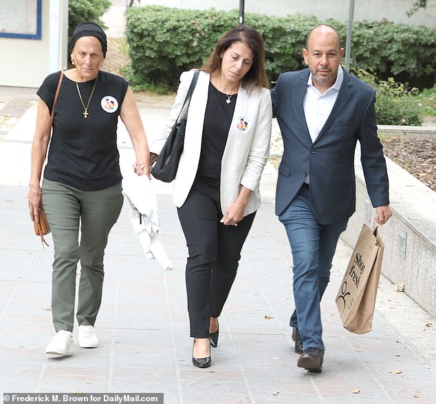 The Iskander family leaving Monday's emotional hearing where Rebecca Grossman was sentenced to 15 years in prison. The family said they were upset that the judge did not consider that there were two victims in the case.