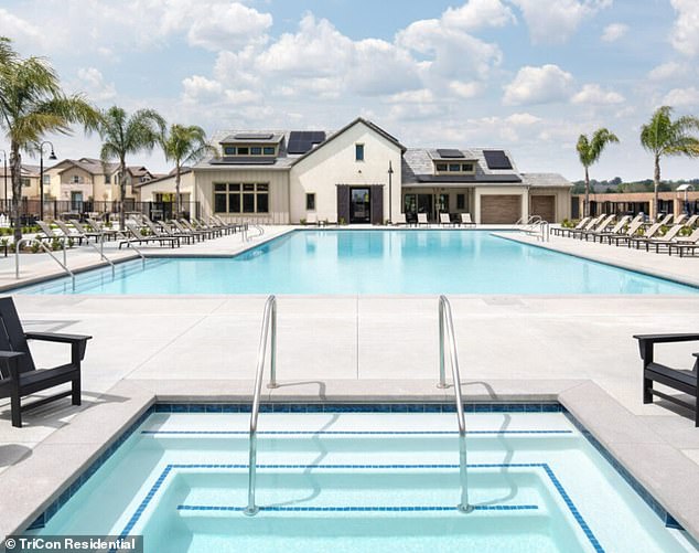 Now his family enjoys amenities including a lap pool, spa and clubhouse in a gated community.