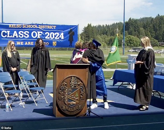 In his senior year of high school, the hard-working young man earned a full scholarship to Washington State University. The homeless student even volunteered his limited free time to help with community service efforts and was elected class president.