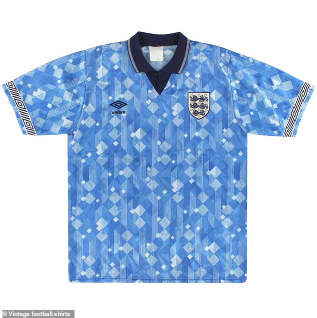 England's 1990-92 third shirt rose to fame after the World in Motion music video