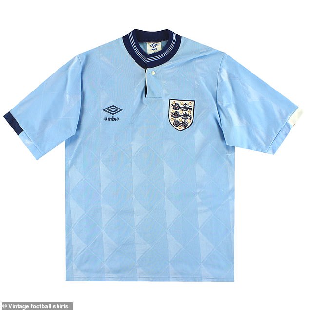 The 1987-90 third shirt is rare and has never been worn in a competitive or friendly match.