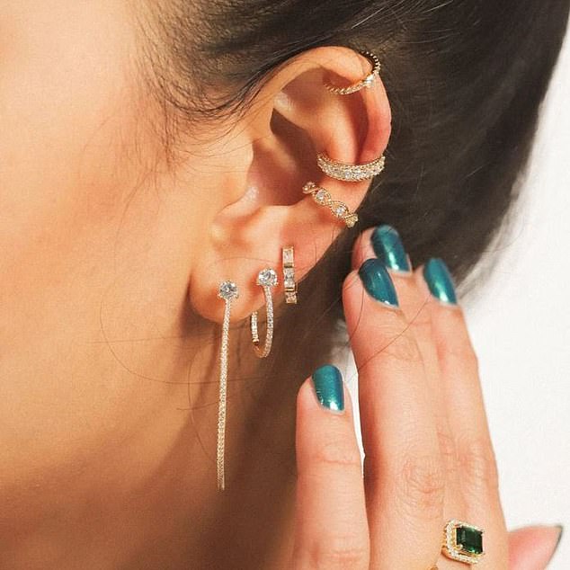 'Once you create a collection, the combinations are endless. You can create a delicate everyday look with a combination of delicate hoops and studs or be bold with chunky hoops and ear cuffs.