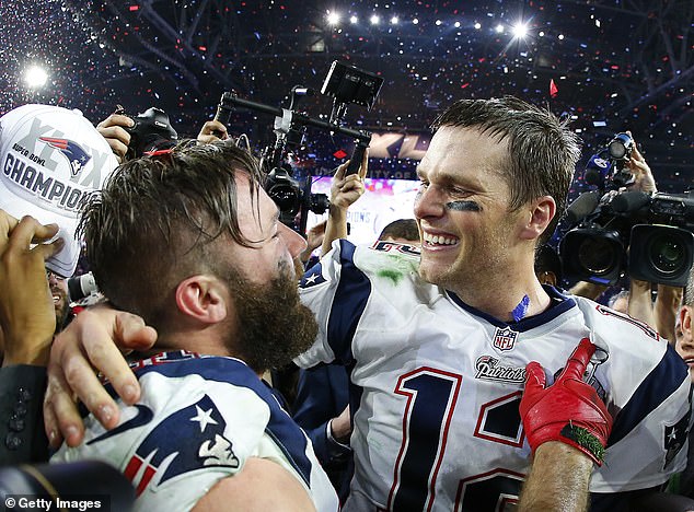 Edelman and Brady had 580 receptions for 6,311 yards and 41 touchdowns in 127 games.