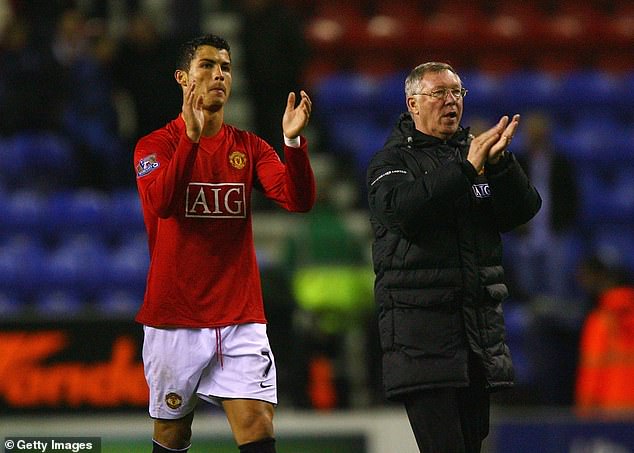 Ronaldo (pictured left) previously claimed that the men's training complex had not changed since he first left the Red Devils to join Real Madrid in 2019.