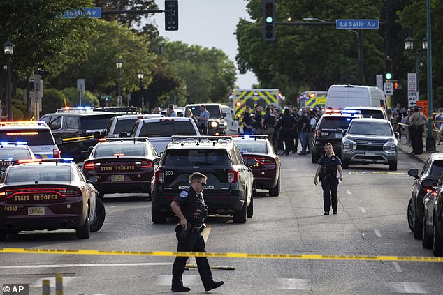 Two weeks ago, a police officer and two people were killed in a horrific mass shooting in the city.