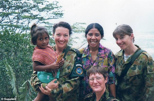 Mrs Sloper-Harding (pictured left) says she was lucky to have the opportunity to spend time with the Timorese people.