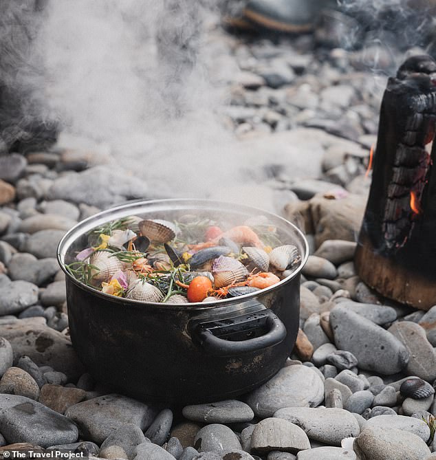 For an unusual adventure, the pair suggest sourcing ingredients for a meal on the Pembrokeshire coast.