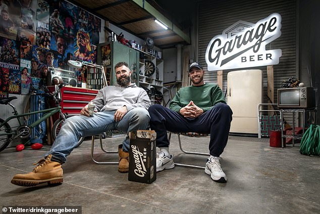 Brothers Jason and Travis Kelce invested in independent beer brand Garage Beer