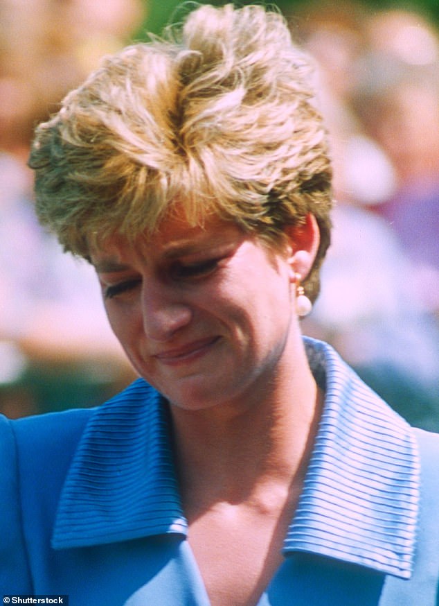 Princess Diana breaks down in tears during a visit to Ashworth Hospice in Liverpool in 1992.