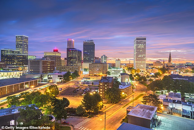 The Tulsa Remote program offers $10,000 to remote workers moving to Oklahoma. Pictured Tulsa, Oklahoma