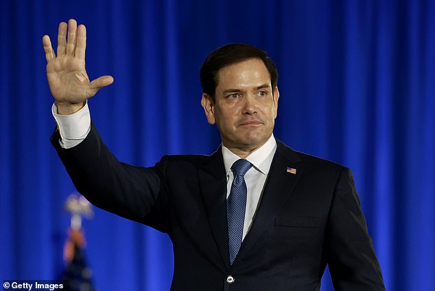 Florida Sen. Marco Rubio was the final speaker before Trump's appearance Friday night. He is a favorite to become Trump's vice president among political donors.