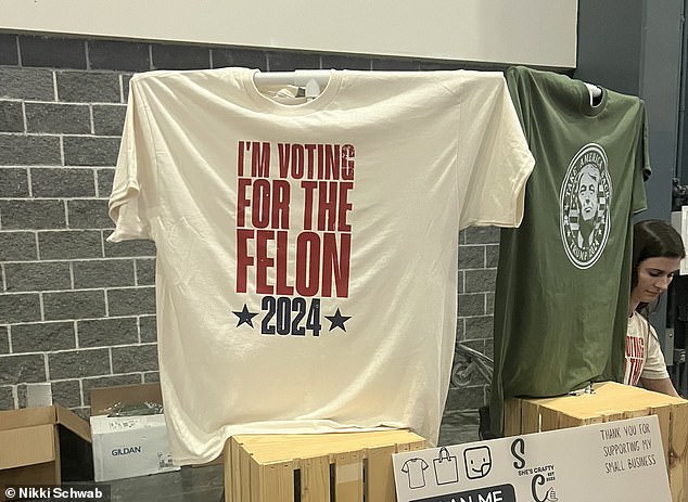 Trump supporters had the opportunity to purchase t-shirts that said 