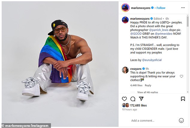 The war of words began innocently enough when the actor and comedian shared some images from his photo shoot with Parrish Lewis, prompting harsh comments about Wayans and the LGBTQ+ community.