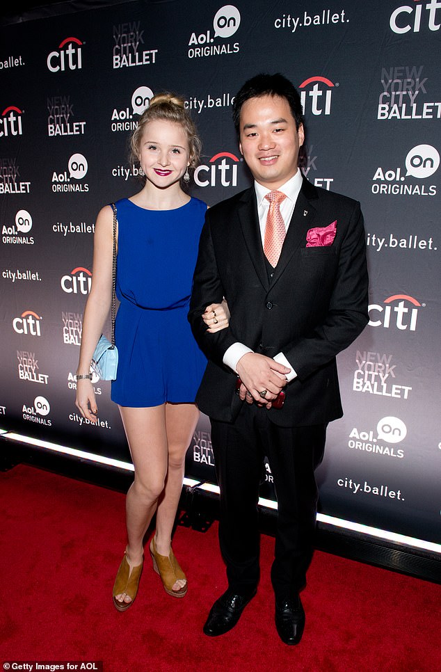 Winston Nguyen appears alongside New York City Ballet dancer Claire von Enck in 2013.