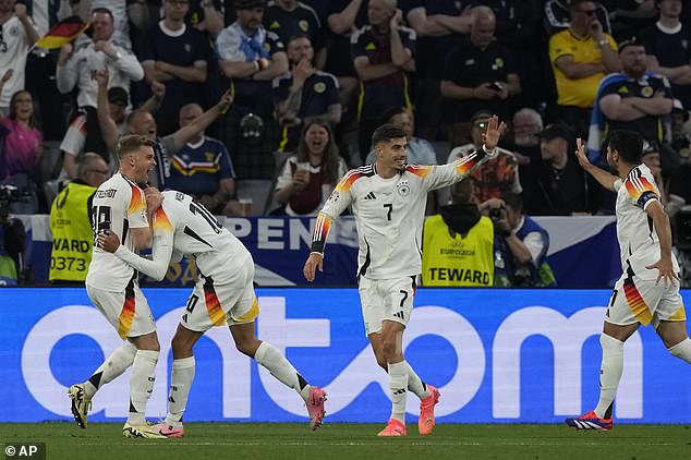 The Bayern Munich star decisively scored the second goal and Germany took the lead.