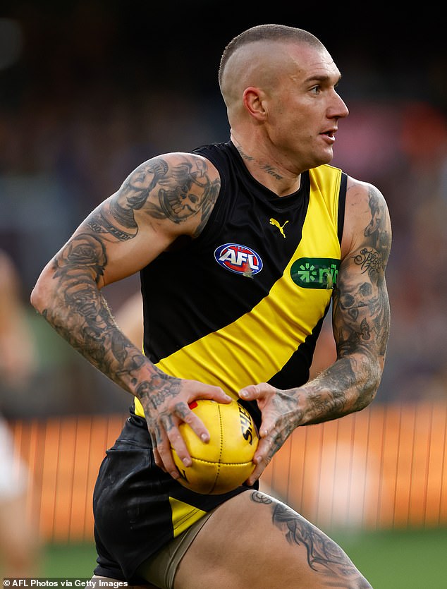 Richmond retained Martin during their final clash against Adelaide to ensure he could celebrate the milestone at home with fans.