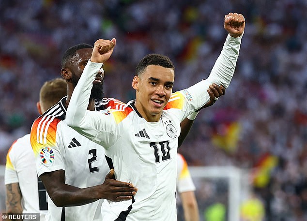 Jamal Musiala played a decisive role as Germany's dominance turned the clash into a rout.