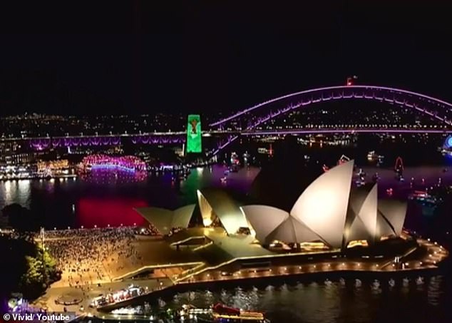 Sydney Harbor was due to host the drone show for Vivid's closing night.