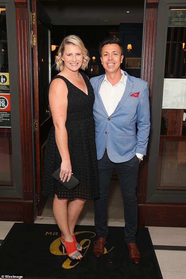 Liesel shocked her fans last year when she announced during her Triple M radio show that her marriage was over. In the photo: Liesel with Damon Martin in 2018.