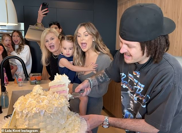 In April, she posted a sweet video from her gender reveal party showing the exact moment she found out she was having a daughter.