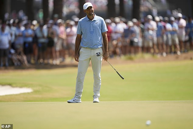 The world No. 1's emotions boiled over as he battled on the greens around Pinehurst's No. 2.