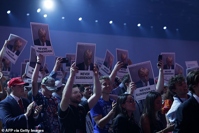 The convention center was filled with 8,000 attendees on Saturday afternoon