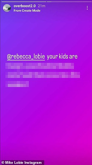 Mick then shared another post asking Rebecca to return to the family for the sake of their two children. The full text of this post cannot be published for legal reasons.