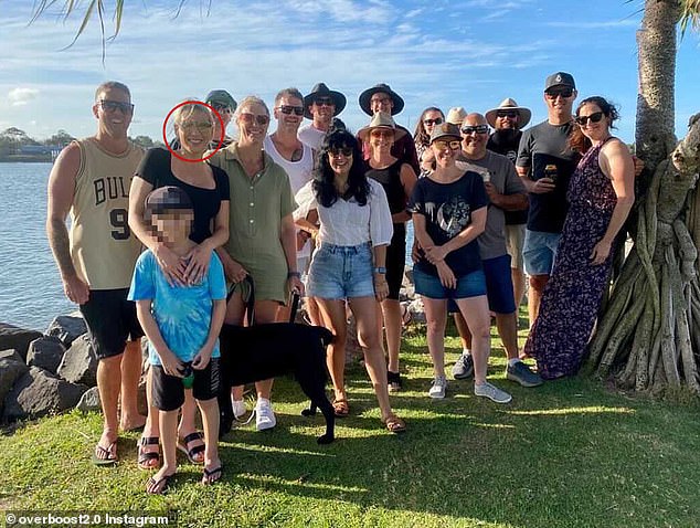 The Lobies seemed to have an ideal marriage until earlier this year, with Mick appearing to support his wife's career as an adult entertainer. Rebecca (circled left) was last seen on Mick's Instagram in a family photo he posted on November 14.