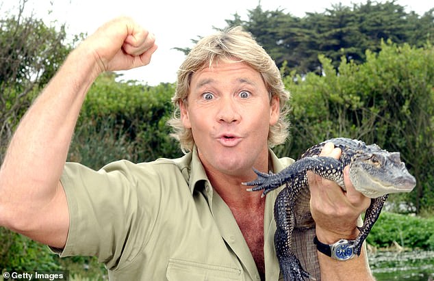 Steve Irwin (pictured in 2002), known to millions of people around the world as 