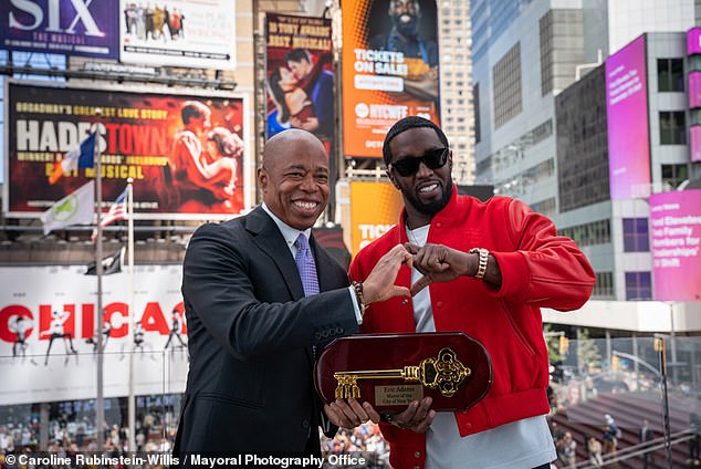 Sean Diddy Combs has returned the key to New York City that Mayor Eric Adams awarded him last year.