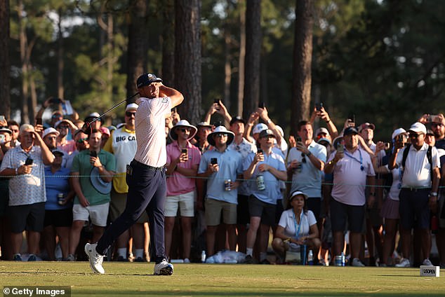 Big hitter DeChambeau made six birdies in a brilliant third round at Pinehurst in North Carolina.