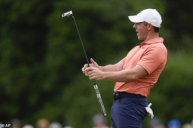 Rory McIlroy was caught without his wedding ring during the first round of the US Open