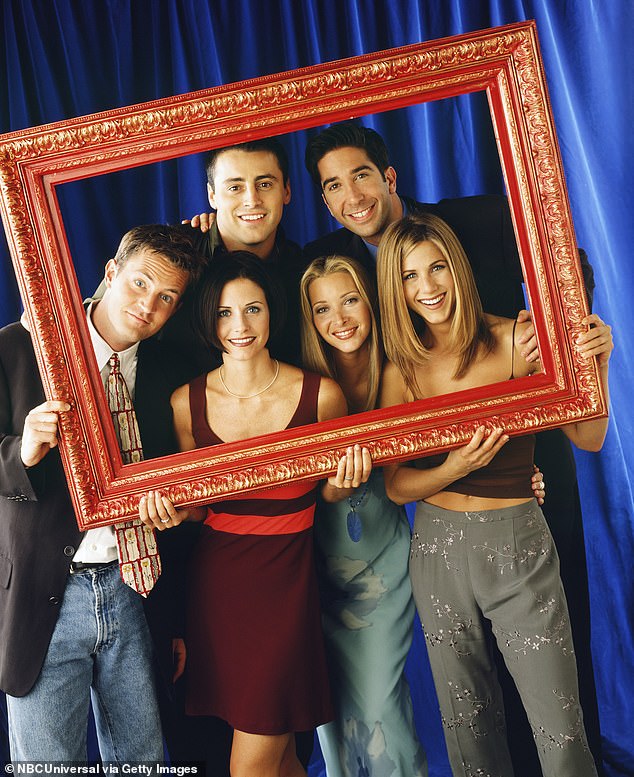 The main cast included Jennifer Aniston, Courteney Cox, Lisa Kudrow, Matt LeBlanc, Matthew Perry and David Schwimmer.