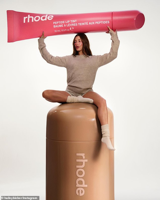 Hailey launched Rhode with a small set of products in June 2022. She has been slowly expanding the brand's offerings.